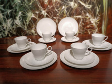 ROSENTHAL Romanze Weiß - edles 18 teiliges Kaffeeservice / 6 Personen