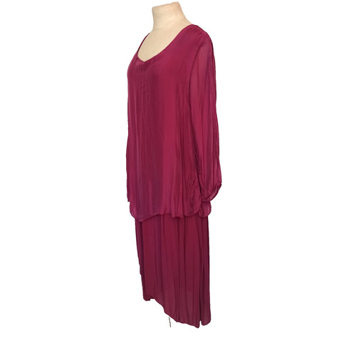 Chiffon midi kleid italy - midi, 💙