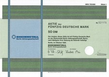 Rheinmetall Berlin Aktiengesellschaft, 1984 - Rüstung, Verteidigung