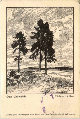 Künstlerkarte otto ubbelohde - künstlerkarte,