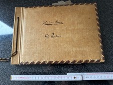 altes Foto Album Zivil mit Fehlstellen, 1936, 281025/23