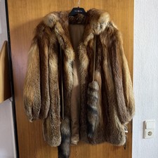 Echt Pelz Pelzmantel Fuchs