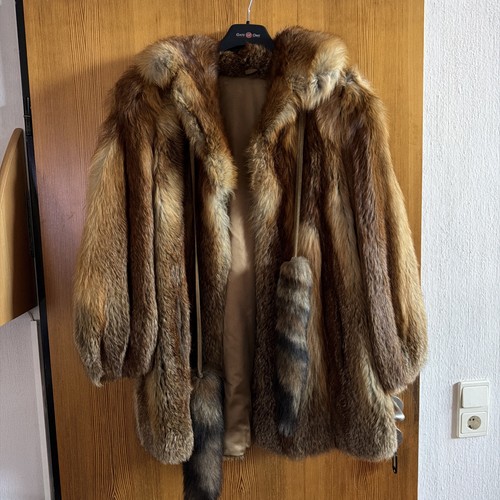 Echt pelz pelzmantel fuchs - pelz,