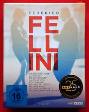 FEDERICO FELLINI EDITION - 9 x BLU-RAY - BOX SET - 2018 - ARTHAUS - SEALED !!!