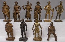 10 alte bemalte vollplastische Zinnfiguren - Bekannte Persönlichkeiten 4 cm  /92