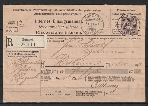 Schweiz internes einzugsmandat - internes,