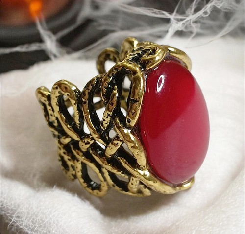 Ring oval roter - oval,