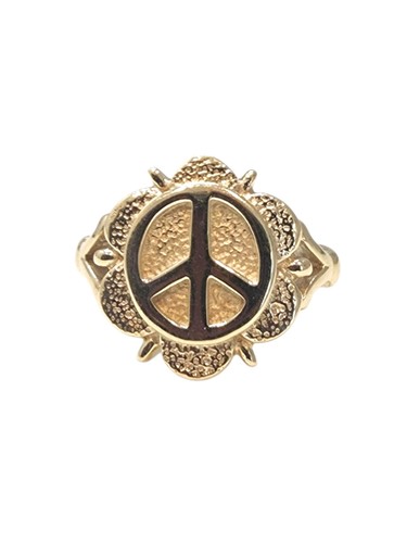 Ring karat gelbgold peace - ring, 10