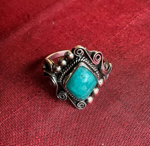 Ring silber echtstein - ring,