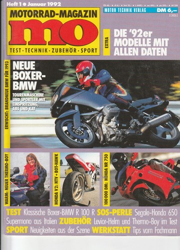 Motorrad magazin 01 1992 - motorrad-magazin, nr.