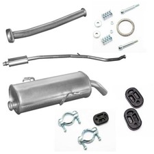 Auspuff für Peugeot 206CC & Coupe Cabrio 1.6i -16V (KAT) + Montagesatz