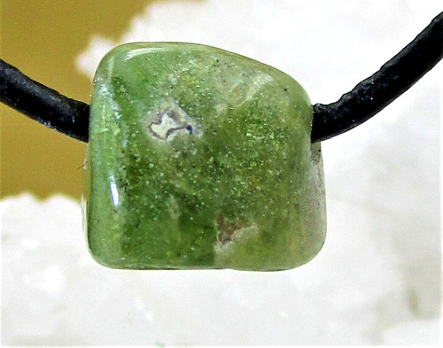 Seltener peridot trommelstein - seltener,