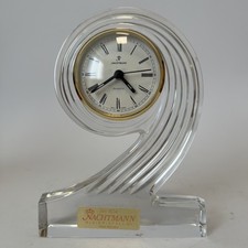 Edle Tischuhr Uhr Von Nachtmann Aus Bleikristall - Vintage Kaminuhr Glas
