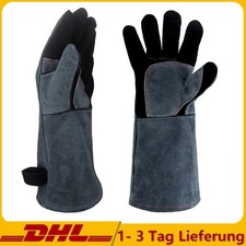 2x Grillhandschuhe Hitzebeständig Feuerfest 932°F Schutzhandschuhe Ofenhandschuh