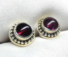 ❤️ Granat Ohrstecker 8 mm