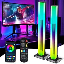 2x LED Lightbar TV Hintergrundbeleuchtung RGB Gaming Lampe Ambiente Licht Bar DE
