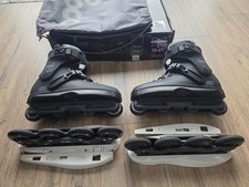 Razors Shift Aggressive Inline Skates mit Cosmo Rollerblades Rahmen Gr. UK 11