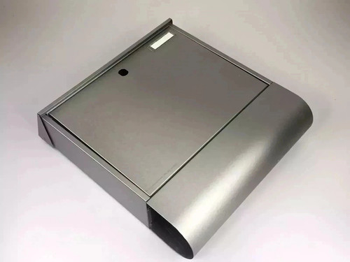Briefkasten edelstahl mit - edelstahl,