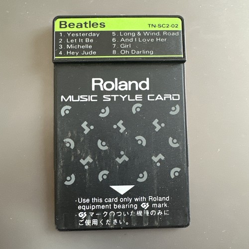 Roland music style card - roland,