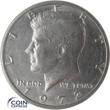 USA Half Dollar 1/2 $ Münze 1972 John F. Kennedy Liberty 50 Cent