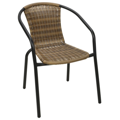 Rattan stapelstuhl bistrostuhl - rattan,