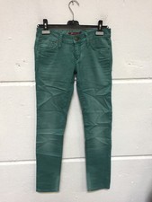 Mavi Damen Jeans Lindy Low-Rise, Skinny Grün W27 L32