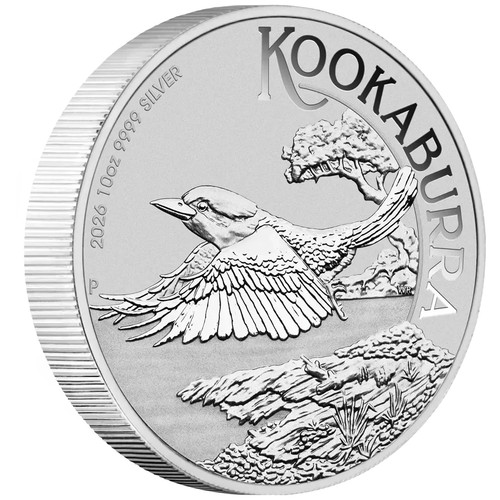 Silbermünze kookaburra 2026 - silbermünze,