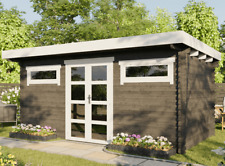 Gartenhaus Gerätehaus Holzhaus Blockhaus 28mm 5x3m ALL IN