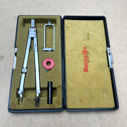 Rotring set zirkel vintage - zirkel,