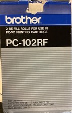 Brother PC-102RF 2 x original Rollen für Normalpapier- Fax 1150P/1200P/1700P