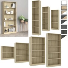 Bücherregal Regal Stand Aufbewahrung Standregal Bücherschrank Beistellregal