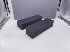 2x Tom's Design Brillenetui Hartschale Grau Magnetisch