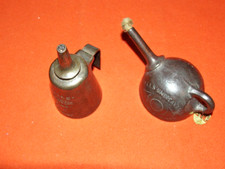 Bergbau-Grubenlampe-2x Geschlossener Frosch für Ölbrand-Wells Nr. 4+20-um 1910