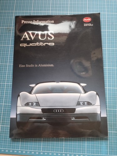 Audi pressemappe avus quattro - avus,