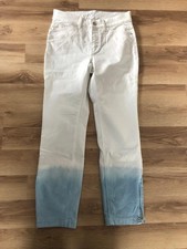 MAC Jeans Dream Chic * Gr. 34 / 27 * Farbverlauf weiß bis blau * stretch