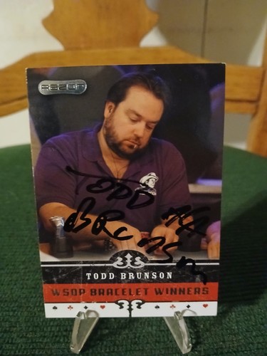 Todd brunson auto - brunson,