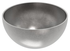 Halbhohlkugel Stahl roh Ø