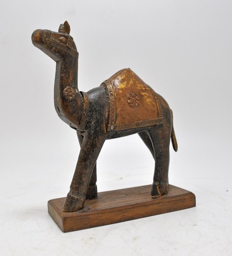 Vintage holz kamel - kamel, figur