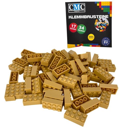 100 klemmbausteine sand - 100,