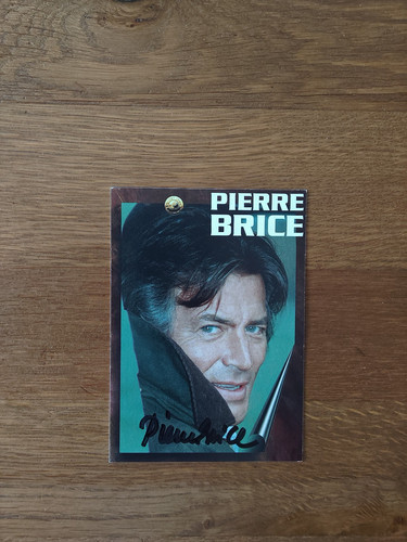 Pierre brice autogrammkarte - pierre,