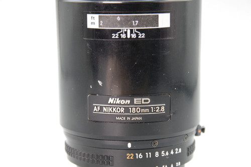 Nikon nikkor 180mm 2 8 - ed, af