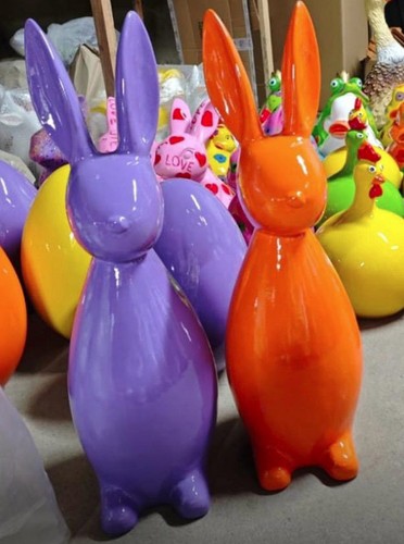 Osterhase figur farbig - osterhase, bunte