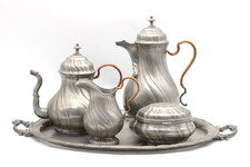 Antikes Deutsches Zinn Set