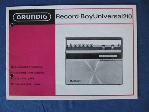 Grundig record boy - grundig, universal