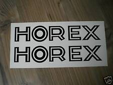 2x HOREX Aufkleber absoluter Klassiker / Custom Old School Oldtimer Motorrad
