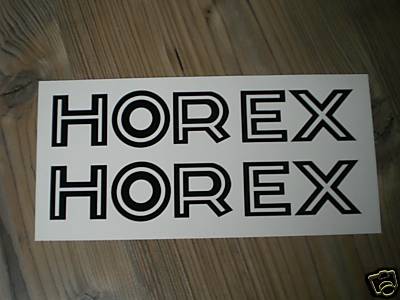 Horex aufkleber absoluter - 2x,