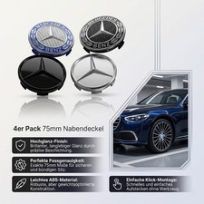 4x 75mm für Mercedes Benz