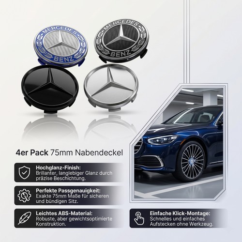 75mm für mercedes benz - 4x,
