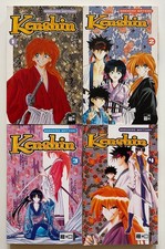 KENSHIN Manga Band 1-4 Nobuhiro Watsuki (deutsch) + Rurouni Kenshin # 5 (engl.)