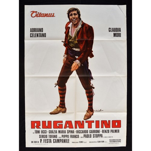 Werbeplakat rugantino adriano - rugantino,